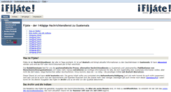 Desktop Screenshot of fijate.guatemala.de